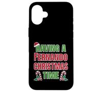 Carcasa para iPhone 16 Plus Tener un Nombre de reunión Familiar de Fernando Christmas Time