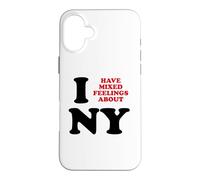 Carcasa para iPhone 16 Plus Tengo Sentimientos encontrados sobre Nueva York Funny Sarcastic