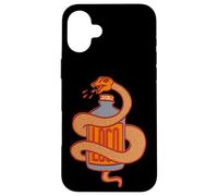 Carcasa para iPhone 16 Plus Tequila Mezcal Serpiente Gusano Dia De Los Muertos Día De Los Muertos