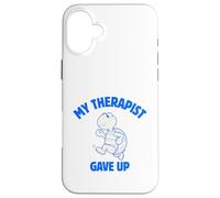 Carcasa para iPhone 16 Plus Terapia Divertida de Tortugas Humor Conciencia Mental