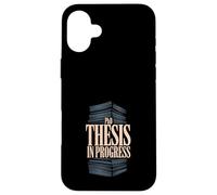 Carcasa para iPhone 16 Plus Tesis Doctoral Escritura Tesis Disertación Disertación Sobreviviente