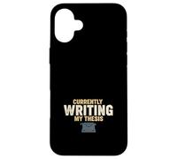Carcasa para iPhone 16 Plus Tesis Doctoral Escritura Tesis Disertación Disertación Sobreviviente