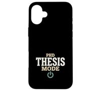 Carcasa para iPhone 16 Plus Tesis Doctoral Escritura Tesis Disertación Disertación Sobreviviente
