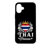 Carcasa para iPhone 16 Plus Thai Princess Thailand Flag Proud Thai Girl
