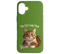 Carcasa para iPhone 16 Plus The Cat Lady Club Cozy Tabby
