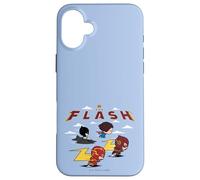 Carcasa para iPhone 16 Plus The Flash Movie Batman Supergirl Chibi in The Sky