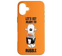 Carcasa para iPhone 16 Plus The Flintstones Barney Let's Get Ready to Rubble