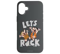 Carcasa para iPhone 16 Plus The Flintstones Fred Barney Let's Rock