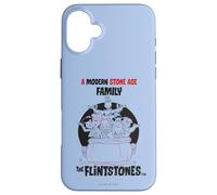 Carcasa para iPhone 16 Plus The Flintstones Fred Wilma Modern Stone Age Car