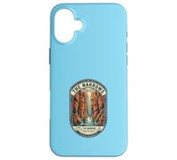 Carcasa para iPhone 16 Plus The Narrows Zion National Park Stream Senderismo Insignia