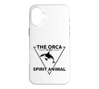 Carcasa para iPhone 16 Plus The Orca Is My Spirit Animal Whale Regalo de cumpleaños para Mujeres y Hombres