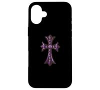 Carcasa para iPhone 16 Plus The Pave Diamonds Amethyst Cross