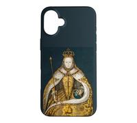 Carcasa para iPhone 16 Plus The Queen, Cool Portrait Drawn Art, Be a Queen Graphic