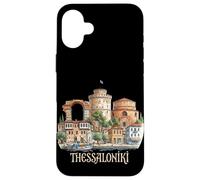 Carcasa para iPhone 16 Plus Thessaloniki Grecia Travel Souvenir City Landmark Gift