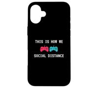 Carcasa para iPhone 16 Plus This Is How We Social Distance Anti Social Introverts Gamer