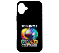 Carcasa para iPhone 16 Plus This Is My Disco Disfraz Rainbow Mirror Ball Party Dance