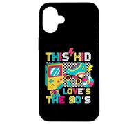 Carcasa para iPhone 16 Plus This Kid Loves The 90's Party, Outfit 1990s Costume 90's Love