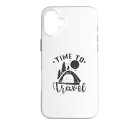 Carcasa para iPhone 16 Plus Tiempo para Viajar Camping Vacaciones Libertad