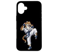 Carcasa para iPhone 16 Plus Tigre Artes Marciales Karate Kickboxing Taekwondo Jiu Jitsu