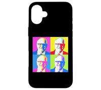 Carcasa para iPhone 16 Plus Tim Walz Portrait Pop Art Retro Vintage