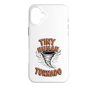 Carcasa para iPhone 16 Plus Tiny Human Tornado Parent Life Funny Toddler Boy