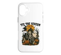 Carcasa para iPhone 16 Plus Tis The Season Halloween Skeleton Ghost Vibes Men Women