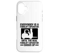 Carcasa para iPhone 16 Plus Todo el Mundo es un Operador de montacargas