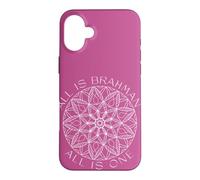 Carcasa para iPhone 16 Plus Todo es Brahman, Todo es uno, Yoga, Unicidad, Mandala Art
