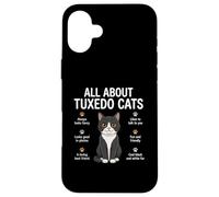 Carcasa para iPhone 16 Plus Todo sobre Tuxedo Cats Funny Cat Lover Dueños de Mascotas