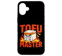 Carcasa para iPhone 16 Plus Tofu Master Fiery Ninja Artes Marciales Veganas