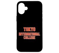 Carcasa para iPhone 16 Plus Tokyo International College Japón Estilo Universitario
