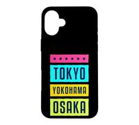 Carcasa para iPhone 16 Plus Tokyo Yokohama Osaka Japan Novelty Graphic Cool Designs