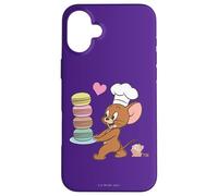 Carcasa para iPhone 16 Plus Tom and Jerry Macaron Love