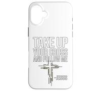 Carcasa para iPhone 16 Plus Toma tu Cruz y sígueme: Jesús
