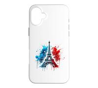 Carcasa para iPhone 16 Plus Torre Eiffel: Icono de París Revisitado en Clave Street Art