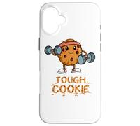Carcasa para iPhone 16 Plus Tough Cookie Fitness Brownie Entrenamiento Chocolate Muscle
