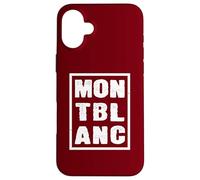 Carcasa para iPhone 16 Plus Tour du Mont Blanc TMB France Chamonix Senderismo Regalos