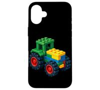 Carcasa para iPhone 16 Plus Tractor Master Builder Bloque Construcción de Ladrillos