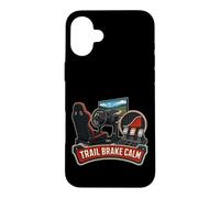 Carcasa para iPhone 16 Plus Trail Brake Calm Sim Racing Frenada Pedales Curva