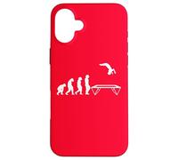 Carcasa para iPhone 16 Plus Trampolin de Jardín Fitness Gimnasta Trampolin