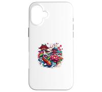 Carcasa para iPhone 16 Plus Tranquil Koi - Gráfico Tradicional de Cultura Japonesa - S26