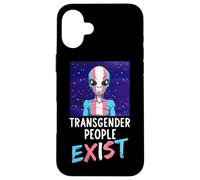 Carcasa para iPhone 16 Plus Transgénero Extraterrestre LGBTQ Transgénero Las Personas