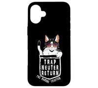 Carcasa para iPhone 16 Plus Trap Neuter Return (TNR) The Humane Solution Bolsillo para Gatos