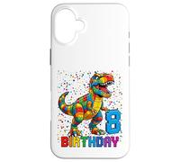Carcasa para iPhone 16 Plus Trex Blocks Master Builder Kids