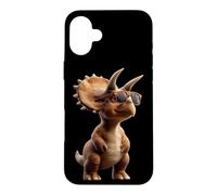 Carcasa para iPhone 16 Plus Triceratops Dinosaurio I Love Dinosaurs Cute Triceratops