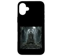 Carcasa para iPhone 16 Plus Trono Gótico Arruinado Fantasía Oscuro Diseño Catedral