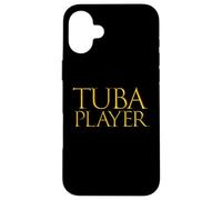Carcasa para iPhone 16 Plus Tuba Player Musician Obscure Rhythm Instrument Tuba Musician