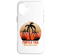 Carcasa para iPhone 16 Plus Turtle Tail Beach, Providenciales, Turcas y Caicos