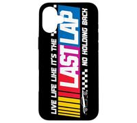 Carcasa para iPhone 16 Plus Última Vuelta: Coches de Carreras, Deportes de Motor, Carreras, Amantes de la Velocidad