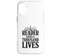 Carcasa para iPhone 16 Plus Un Lector Vive mil Vidas Cita literaria